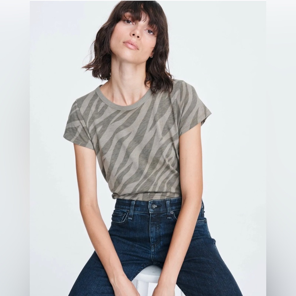 Rag & Bone Zebra Tee NWT
